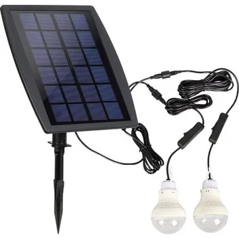 SANKO Solární LED žárovky S4403 (2x1W) 6000K studená