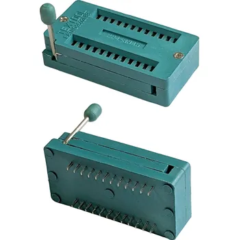 Elektroinstalační krabice Onpira Testovací patice ZIF IC, DIL / DIP 15,24mm Model: 24 pinů