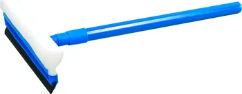 Stěrka na okna s teleskopickou tyčí plastová 35-70 cm modrá