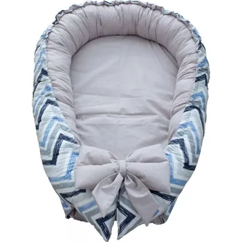 Zavinovačka Hnízdečko - Cikcak Blue Grey