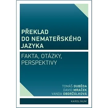 Kniha Překlad do nemateřského jazyka Ekniha