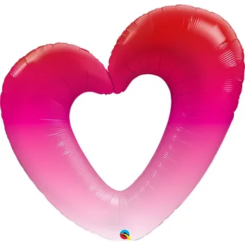 Balónek Fóliový balónek 42" Pink Ombre Heart
