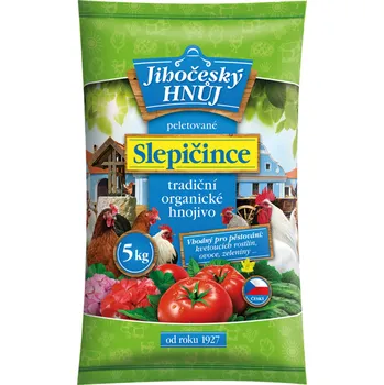 Hnojivo Nohel Garden Jihočeský hnůj slepičince granulované 5 kg