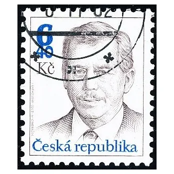 Poštovní známka Prezident ČR Václav Havel - razítkovaná - č. 335