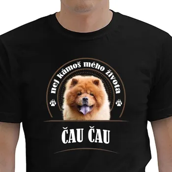 Dámské tričko STRIKER Tričko Čau Čau Barva: Černá, Velikost: XXXL