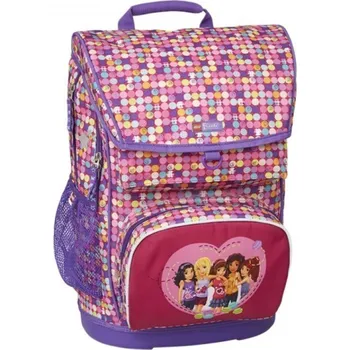 Školní batoh LEGO® Friends Confetti Maxi - školní aktovka, 2 dílný set