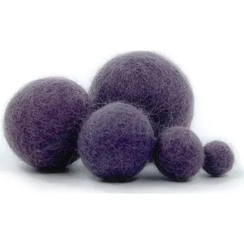 MMboutique Plstěná kulička vel.L 074-Amethyst