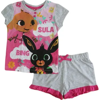 Dívčí pyžamo Světle šedé dívčí pyžamo Bing Velikost: 110