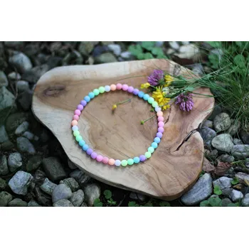 Dětské navlékací korálky NEONIES DUHA - PASTELOVÉ KORÁLKY PRO DĚTI