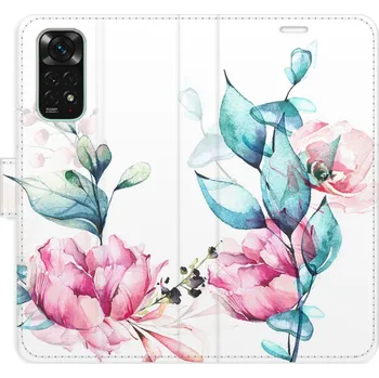 Pouzdro na mobilní telefon Flip pouzdro iSaprio - Xiaomi Redmi Note 11 / Note 11S - Beautiful Flower - kapsičky na karty (Knížkový flip kryt, obal, pouzdro iSaprio na mobil Xiaomi Redmi Note 11 / Note 11S - Beautiful Flower - 360° ochrana telefonu, přihrádka na karty a hotovost,)