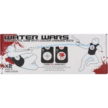 Dětská zbraň Vodní bitva: Pistole + vesty po zásahu zčervenají