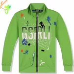 Chlapecká mikina - KUGO FM0262, zelená Barva: Zelená, Velikost: 116