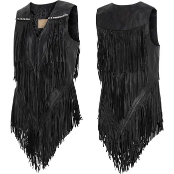 dámská westernová vesta Dana Barva: černá, Velikost: XXL