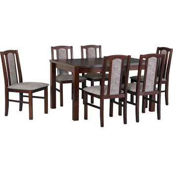 Jídelní set Jídelní set 6+1 Maxim Vyberte Tkaninu:: Tkanina 8, Vyberte Moření:: Komplet dub stirling