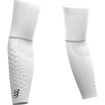 Běžecké oblečení Běžecké návleky na ruce Compressport ArmForce Ultralight - WHITE Velikost: 25 - 28 cm obvod bicepsu