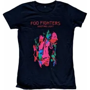 Pánské oblečení Merch Foo Fighters: Foo Fighters Ladies T-shirt: Wasting Light 2011 European Tour (back Print) (ex-tour) (small) S