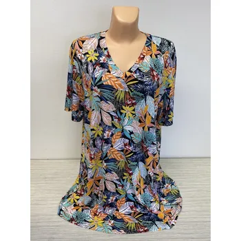 Dámská tunika tuniky, Barva Pestrá, Velikost XXL 48, Materiál 96% Viskoza 4% Lycra