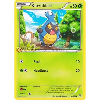 Karetní hra Karrablast 008/119 - Phantom Forces Typ karty: Non-Holo