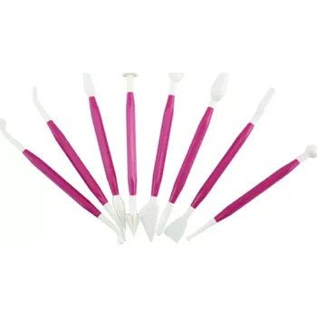 Jedlá dekorace na dort PME Modelovací kostice 8ks 17cm