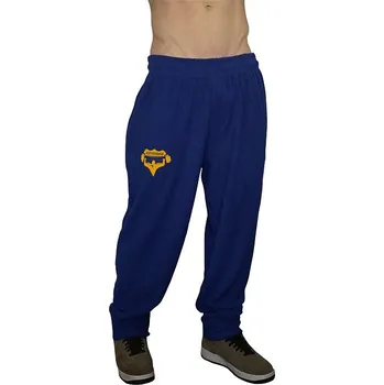 Tepláky Superhuman - modrá/žlutá Modrá L