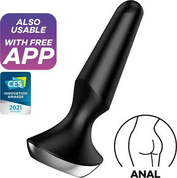 Vibrátor Kolík anální SATISFYER ILICIOUS 2 černý - s kupónem KUP15 cena 846 Kč + extra diskrétní expedice