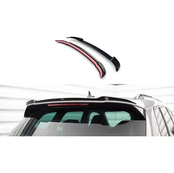 Auto-moto Prodloužení spoileru Škoda Karoq Sportline Mk1 Facelift černý lesklý plast