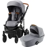 BRITAX Set kočárek Smile III + hluboká korba, Frost Grey/Brown Frost Grey/Brown