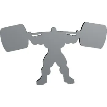 TITANUS klíčenka powerlifter s činkou 5 cm