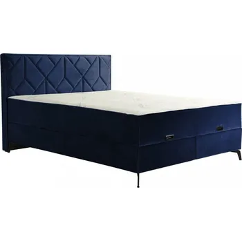 Postel Dvoulůžková postel OMEGA - modrá 180 × 200 cm