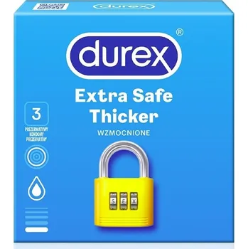 Kondom Kondom Durex Extra Safe 3 ks - s kupónem KUP15 cena 84 Kč + extra diskrétní expedice