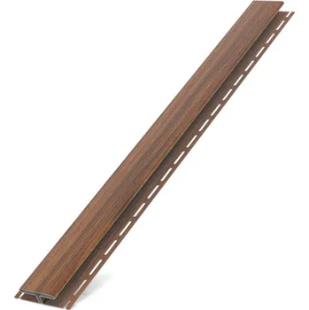 BRYZA "H" profil plastový, délka 3M, Ořech klasik