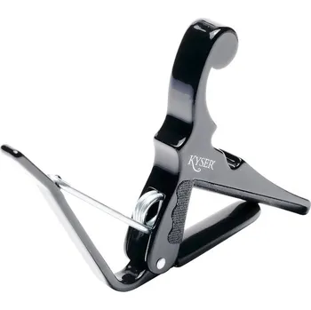 Kapodaster Kyser Kapodastr Quick-Change - pro mandolínu, banjo a ukuleleMandolína, Banjo, Ukulele - black KBMBA 88837