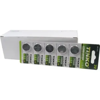 Článková baterie Baterie TINKO CR2025 3V lithiová, balení 100ks