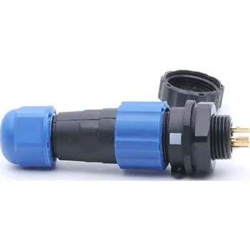 Síťový kabel Konektor a zdířka SP/SD13-5P vodotěsný na kabel a panel