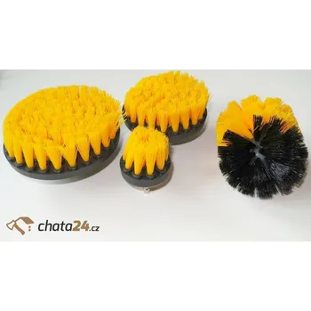Čistící kartáče na vrtačku 4ks