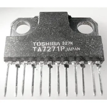 Základní deska TA7271P - nf zesilovač 2x5,8W/4ohm, Ucc=13V, SIL12