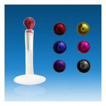 Piercing Šperky4U Piercing do brady - labreta kulička - LB01161-B