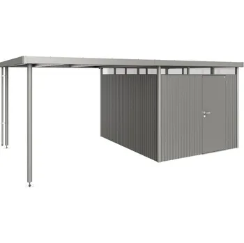 Zahradní domek Biohort Postranní střecha vel. L pro HighLine H5 a H6, šedý křemen metalíza