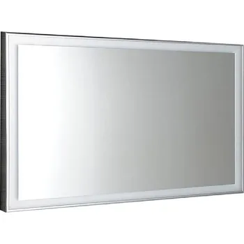 Zrcadlo Zrcadlo LUMINAR LED podsvícené v rámu 1200 x 550 mm, chrom, Sapho, NL560