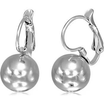 Náušnice Ocelové náušnice s malými ďolíky na kuličce 10 mm