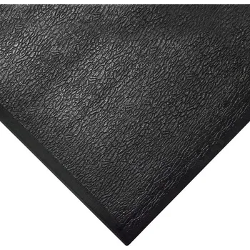 Rohožka Černá gumová průmyslová protiúnavová rohož - 200 x 90 x 1,25 cm