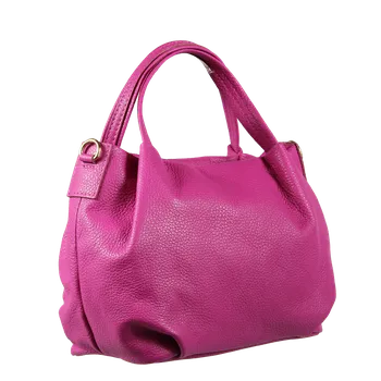 Kabelka NovaKabelka.cz Kožená italská crossbody kabelka Tea Fuxia