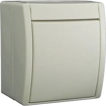 vypínač Busch-Jaeger 2601/6 W-54 spínání ve vlhkých místnostech přepínač Ocean na omítku bílá 1 ks