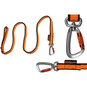 Vodítko pro psa Non-stop Elastické vodítko Oranžové Délka: 2,8 m