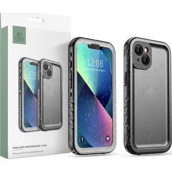 Pouzdro na mobilní telefon Tech Protect Shellbox IP68 pro Apple iPhone 13 černé