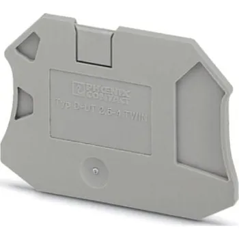 Rozvaděč PHOENIX CONTACT PHOENIX Kryt D-UT 2,5/4-TWIN zakončovací 3047141