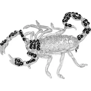 Brož Brož Štír - černé kamínky