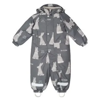 Kojenecká kombinéza LEOKID Zimní kombinéza Old Friends, Gray Velikost: 18 - 24 měsíců (vel. 86)