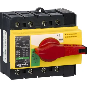 spínač Schneider Electric 28917 odpínač 40 A 250 V/DC, 500 V/AC 1 ks