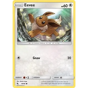 Karetní hra Eevee 049/068 - Hidden Fates Typ karty: Non-Holo